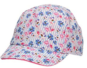 Sterntaler Mädchen Baseball-cap Blue Flower Baseballkappe, Rosa, 45