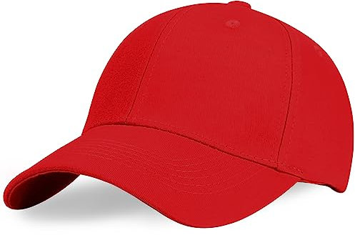Altartar Baseball Cap für Herren und Damen, Unisex Kappe Trucker Cap Basecap Sommer Baseballhute Outdoor Verstellbar Erwachsenen Classic Sport Hüte Guard Mütze Rot
