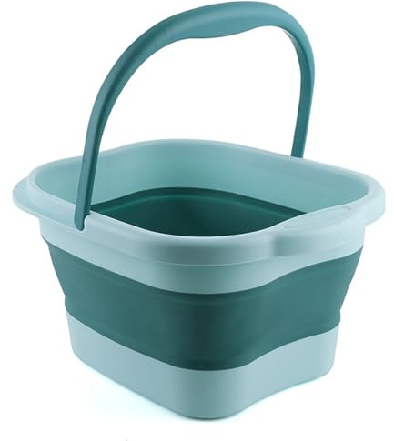 Vasca da bagno per piedi, bacino pieghevole per ammollo dei piedi con punti rilassanti, secchio per pedicure, per mamma, partner, marito, padre, moglie, donne