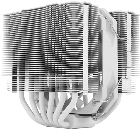 TR-Thermalright Peerless Assassin 120 MINI Blanco Disipador de CPU, Doble Torre con 6 Tubos de Calor,Ventiladores PWM de 120mm Bajo Ruido 25.6dBA,Compatible con AM5/AM4,Intel lga1851/1700/115X/2011