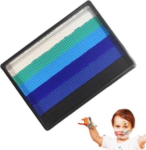 Face Paint Kids, Body Paint Palette, 6 Colors Painting Supplies Watercolor Makeup for Adults Kids Stage Carnival Halloween Wedding Birthday Concert Festival Cosplay