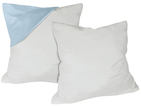 Dormisette 2er Pack Feinflanell-Kissenbezüge zum optimaler Schutz der Bettwaren 889.1149, 80 x 80 cm