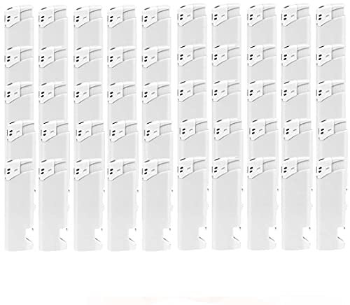 Lotto all'ingrosso di 50 accendini con sollevatore di tappi Bianco