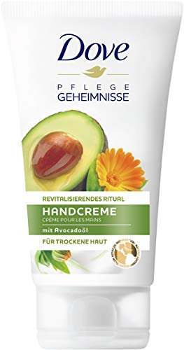 Dove Pflegegeheimnisse Revitalisierendes Ritual mit Avocadoöl 75 ml, Handcreme, 6er Pack (6 x 75 ml)