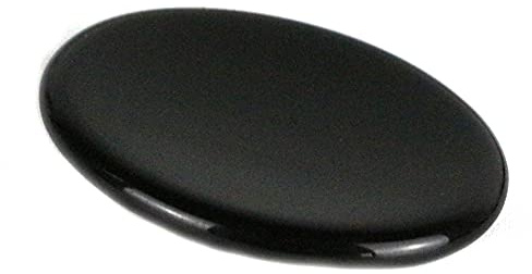 Piedra molesta del pulgar de Obsidiana para el tratamiento de la piedra de palma del bolsillo de piedra de cristal - alivia la ansiedad y el estrés