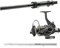 Daiwa Black Widow Stalkercombo 3,00m / 3,00lbs + Karpfenrolle Set - Karpfenruten- und Rollen-Set - Fischen mit der Stalking-Technik - Daiwa
