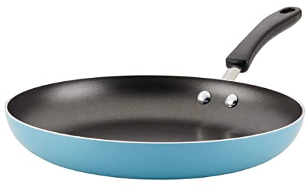 Farberware Cookstart DiamondMax Nonstick Frying Pan/Skillet, Dishwasher Safe, 12 Inch - Aqua