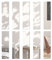 DRERIO 10 pièces Miroir Acrylique Auto-adhésif Bandes Miroir Auto-adhésif 20 × 5 cm x 2 mm HD Miroir Collant Long Plastique Miroir sans Cadre Carreaux Miroir Mural Non Verre, pour Home Decor