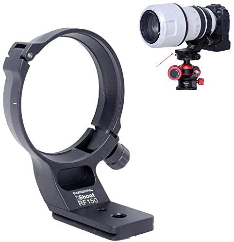 iShoot Collare per obiettivo Anello di montaggio per treppiede compatibile con Canon RF 100-500mm f/4.5-7.1L IS USM, Porta Staffa di Supporto per Lenti è Arca-Swiss Fit Piastra a Sgancio Rapido Camera