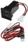 Be In Your Mind 2 Stück OEM Style Dual USB Ladegerät Piggy Back Sicherung Kabelbaum Ersatz Kompatibel mit VW T5 2003–2009 OEM Dual USB Telefon Ladegerät Ports 2 X 2,1 Ampere 12 V – 17 V