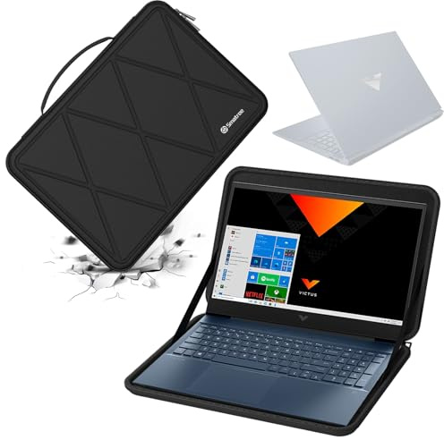 Smatree Hårt EVA-skyddsfodral för 16,1 tums HP Victus Gaming Laptop 16t-r000/16t-s000/16-s0097nr/16-r0097nr, för 16,1 tums HP OMEN Gaming Laptop, Notebook, väska (X8304)