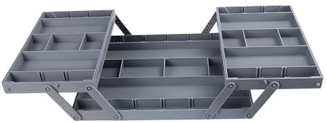 Whrcy Organizzatore Per Cassetti Pieghevole A 2/3 Livelli, Organizzatore Cassetti Multi Piani Trucchi, Organizer Cassetto Estensibile Per Forniture Ufficio, Gadget Da Cucina Utensili, Vanità, Trucco