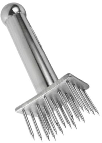 GALPADA Martello in Acciaio Resistente per Ammorbidire La Carne Utensile da Cucina per Bistecche Pollo e Barbecue Facile da Pulire e Non Arrugginisce