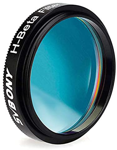 Svbony SV132 Teleskopfilter 1, 25,H-Beta Filter 25nm,Okular Filter zur Beobachtung von Horsehead Nebula im Tiefen Himmel