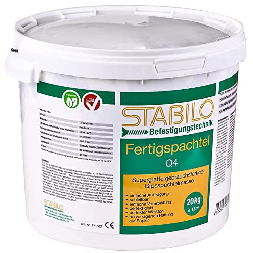 Fertigspachtel weiß 20kg für innen | Spachtelmasse, Fertigspachtelmasse, Fugenspachtel, Glättspachtel, Gipsspachtel