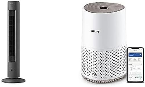 Philips Luftreiniger 600i AC0650/10 + Philips Oszillierender Turmventilator CX5535/11