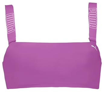 PUMA Swim Women's Bandau Top 1 Pair, Magenta, M