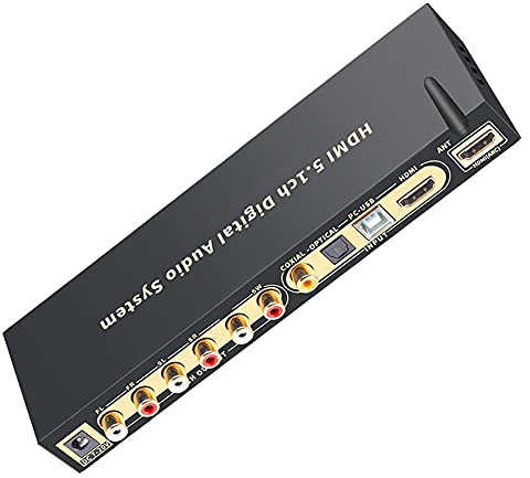 Convertidor de Audio HDMI 5.1 Decodificador DAC DTS AC3 FLAC Ape 4K*2K Extractor HDMI a HDMI Convertidor Divisor Digital SPDIF ARC