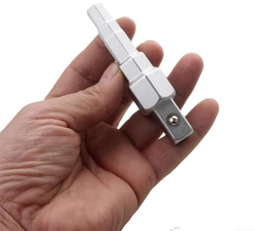 Clé de service avec fonction cliquet pour démontage de noyau de vanne compatible avec les vannes d'eau et de radiateur (A)