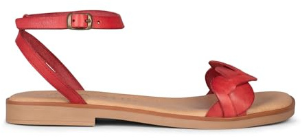 miMaO. Sandales Plates pour Femme en Cuir. Fabriqué en Espagne