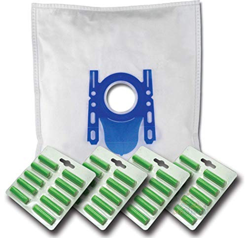 40 x Mr.Clean Staubsaugerbeutel + 40 Duftstäbe geeignet für Siemens VZ41FGALL PowerProtect (Type G All außer VS01) - kompatibel mit Swirl S62 / S67 / S68 / S73 / Y94