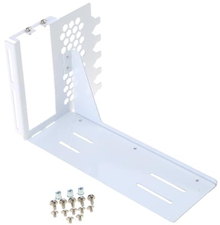 SXJ-B - Soporte vertical de metal para convertir el ángulo de la tarjeta gráfica en la carcasa de PC, soporte de montaje de GPU, convertidor de ángulo de tarjeta gráfica de metal, soporte de metal