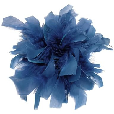 7.87 Pulgadas Elegante Flor De Pluma Gran Pin Pin De solapa Para Mujeres Hombres Fiesta De Boda Baile Banquete Pins Para Floral Chal Vestido Traje Ropa Accesorios Joyería Corpiño, Grande, Metal