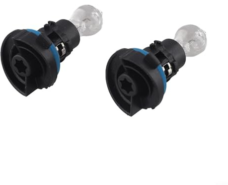 Bombilla de circulación diurna delantera amarilla de 12 V DRL de repuesto compatible con C5 2008 3008 5008 vehículo de vidrio de plástico (2 unidades)