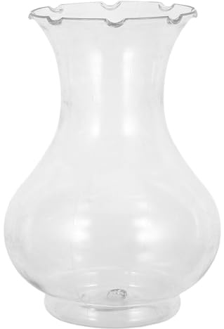 DIYEAH 6Pcs Plastic Hyacinth Vases for Hydroponic Bulbs Break-resistant Small Flower Containers for Wedding Table Centerpieces and Home Decor Space-saving Minimalist Design