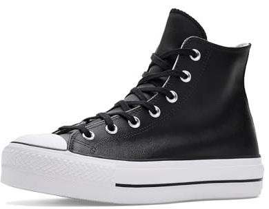 Converse Ctas Lift Hi 561675C Leather Nero Bianco Nero Bianco/36 1/2