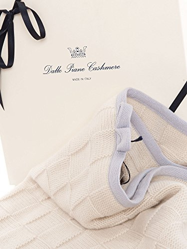Dalle Piane Cashmere - Pure Cashmere Baby Blanket - Made in Italy - Color: Sky