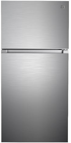 Kenmore 30 in. 18.1 cu. ft. Capacity Refrigerator/Freezer with Adjustable Glass Shelving, Humidity Control Crispers, Ice Maker, ENERGY STAR Certified, Fingerprint Resistant Stainless Steel