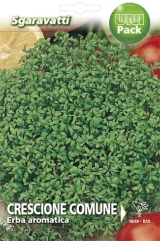 Semi Crescione Comune, Semi di Erba Aromatica, Confezione sementi professionali seeds semen semillas graines
