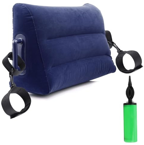 Coussin gonflable en coin pour lit, oreiller de positionnement ergonomique, support confortable pour couples, utilisation polyvalente