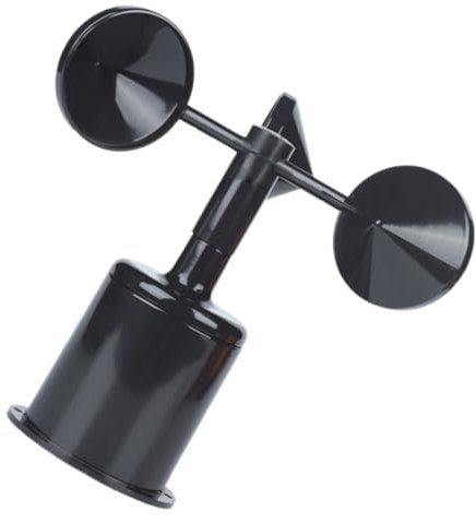 BESPORTBLE 3St Windsensor Gehäuse für Windmessgerät Windspiele im Freien Maschine ersatzteile wetterstationen Kunststoffgehäuse des Windanemometers Zubehör für Windrichtungsanzeiger Abs Black