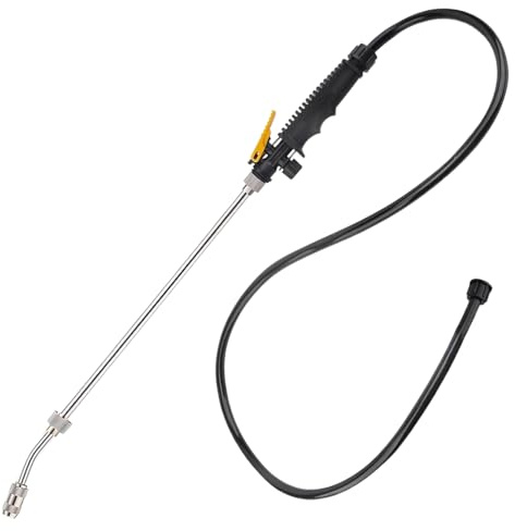 Lanza de riego de jardín, lanza de riego extensible para césped, de acero inoxidable, accesorio ligero de riego para jardín y césped