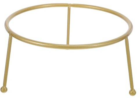 MOTHNUR Soporte de Hierro Forjado Dorado para Bola de Observación de 9 a 40 Cm, Pedestal Resistente para Exhibición de Esferas de Cristal en Jardín y Patio, Soporte Metálico