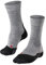 FALKE Herren Wandersocken TK2 Explore M So Wolle Funktionsmaterial antiblasen dick 1 Paar, Grau Light Grey 3403-O, 42-43