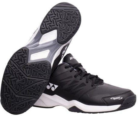 YONEX LUMIO Black TENNISSCHUH Gr. 46 Modell 2024/25 schwarz SUPER DÄMPFUNG UVP 99,90