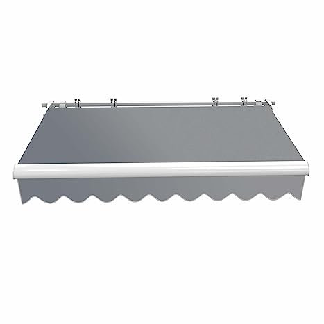 Toboli Toldo articulado 2,5x2m Antracita toldo Sol Montaje a Pared toldo de balcón protección UV