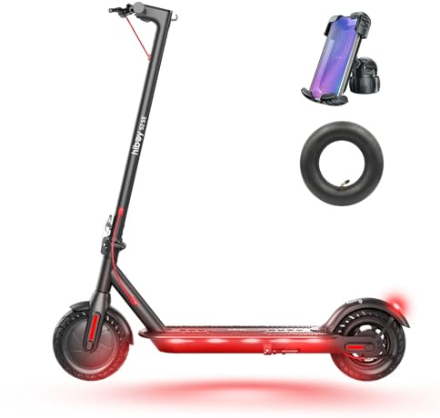 Hiboy 430W Peak Motor Electric Scooter, 10 Tires,17 Miles Range, 19 MPH Speed, Dual Brake System, Electric Scooter Adults Commuting & Urban Travel