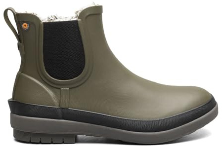 Bogs Women's Amanda Plush II Chelsea Olive Multi 12 Medium