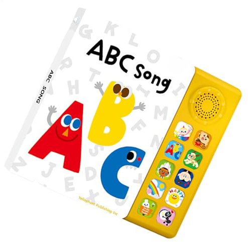 Libro de música para niños, rimas infantiles, aprendizaje musical, 10 canciones divertidas, ilustraciones atractivas, interactivo, 23 x 21 x 3 cm, ideal para la educación de la infancia