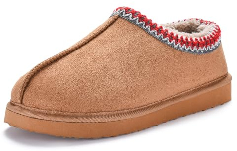Leezepro Womens Slipper Ladies Fuzzy House Warm Winter Soft Outdoor Suede Slippers Boots for Women Shoes Indoor
