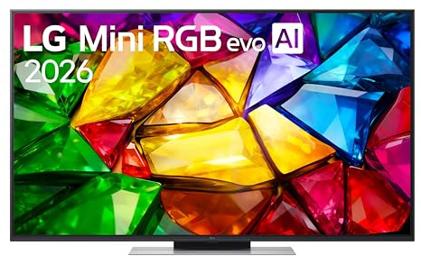 LG Mini RGB 55 pollici Serie MRGB87 55MRGB87B6B, Smart TV 4K, RGB Primary Color Pro, DualColor 100% DCI-P3/Adobe RGB, Dolby Vision & Atmos, webOS con Gemini e Copilot, Motion Booster 288, TV 2026