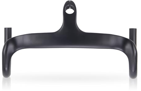 Road Bike Handlebars Aero Bars for Road Bike Carbon Integrated Handlebar Stem 1-1/8 bicicleta de ruta 28.6mm Bike Aero Bars Ultri-light Carbon Handlebar Cycling Handlebars Drop UD Matte (420x110)