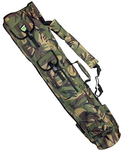 Carp On - Angelzubehör 600D DPM Camo 4 Rutenköcher Sling Regenschirm Tasche (120 x 33 cm) – zum Tragen Ihres Angelgepäcks – Verwendung am Fluss oder am Ufer [27–2130C]