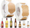 YYWEi Etiketten Selbstklebend Kraftpapier Sticker Kraft Etiketten 700Stk Kraftpapier Aufkleber Für Haushalts, Marmelade,Geschenkaufkleber,Basteln (6 Muster)