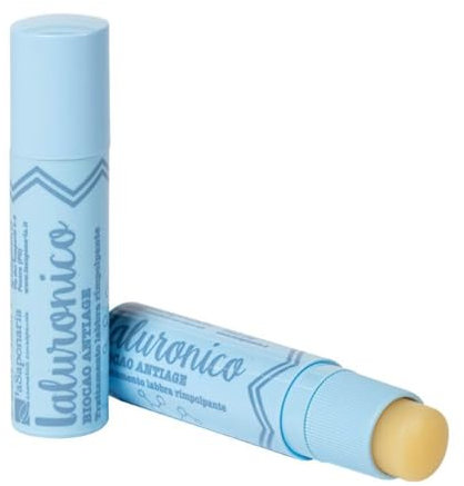 La Saponaria | Burrocacao Biocao Ialuronico 5,7 ml – Balsamo Labbra Idratante e Rimpolpante con Acido Ialuronico, Effetto Anti-Age Naturale per Labbra Morbide e Lisce