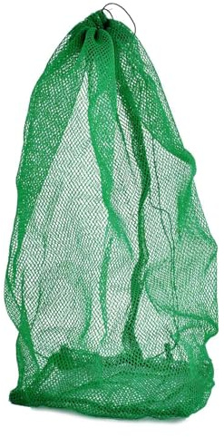 Filet de pêche Sac de collecte de poissons en nylon Sac de rangement pour poissons (Vert) (50 x 30)